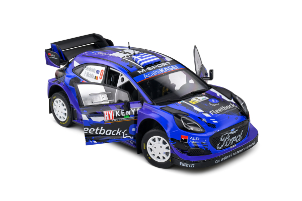 Ford Puma Rally 1 Hybrid Rally Kenya  2022  #9 blau 1:18 Modellauto Solido 421186421