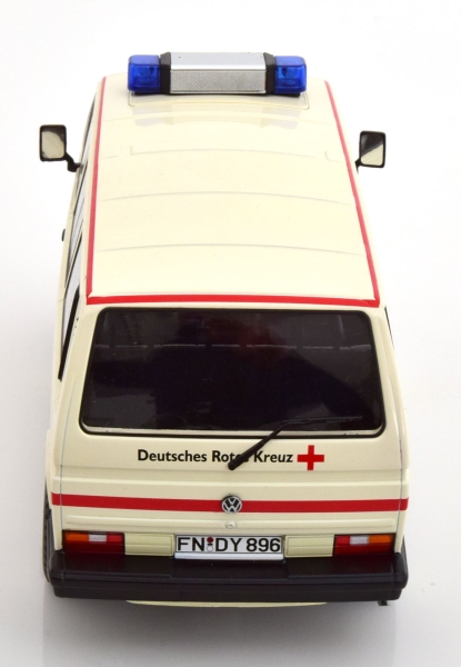 KK-Scale VW T3 Bus Syncro Deutsches Rotes Kreuz 1987 DRK 1:18 limitiert 180968 Modellauto