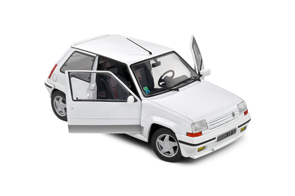 Renault 5 GT Turbo MK2 Givre Nacre 1989 weiß 1:18 Modellauto Solido 421186369
