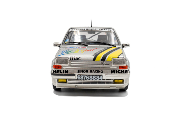 Renault 5 GT TURBO MK2 Tour de Corse 1989 silber 1:18 Modellauto Solido 421186536
