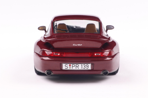 Porsche 911 (993) Turbo dark red 1997 1:18 Solido 421186343 Modelcar