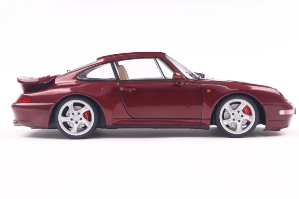 Porsche 911 (993) Turbo dark red 1997 1:18 Solido 421186343 Modelcar