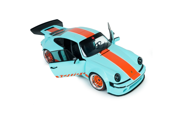 Porsche 911 KS-R by Khyzyl Saleem blau racer 1:18 Modellauto Solido 421186593
