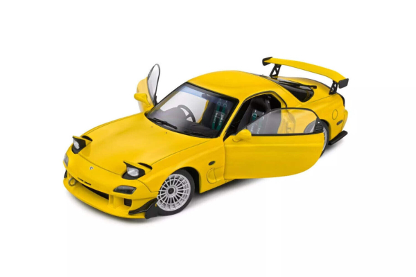 Mazda RX7 FD3RS 1994 yellow 1:18 Solido Modelcar 421186396