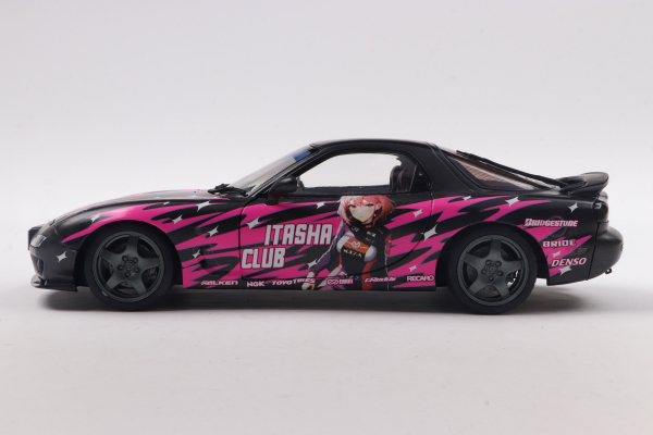 Mazda RX7 FD3RS works itasha club 1999 black1:18 Solido Modelcar 421186469