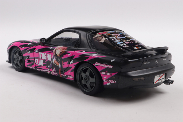 Mazda RX7 FD3RS works itasha club 1999 black1:18 Solido Modelcar 421186469