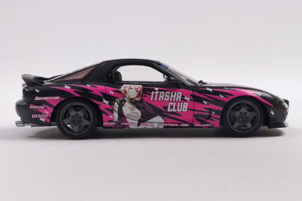 Mazda RX7 FD3RS works itasha club 1999 black1:18 Solido Modelcar 421186469