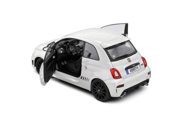Fiat F595 Abarth Ghiaccio 2022 white 1:18 Modelcar Solido 421186368