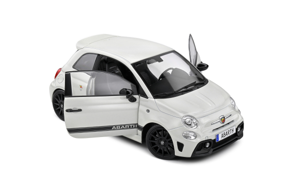 Fiat F595 Abarth Ghiaccio 2022 white 1:18 Modelcar Solido 421186368