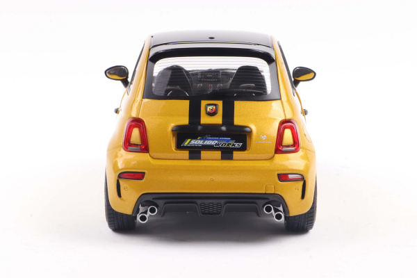 Fiat F595 Abarth Rosso works yellow 1:18 Modelcar Solido 421186470