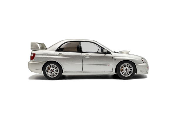 Subaru Impreza WRX STI silber 1:18 Modellauto Solido 421186542
