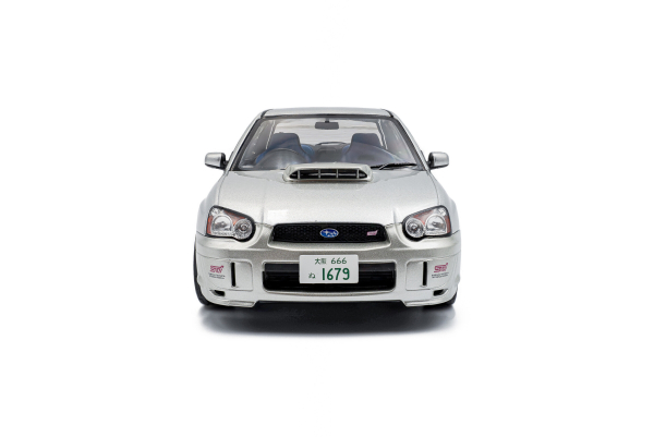 Subaru Impreza WRX STI silber 1:18 Modellauto Solido 421186542