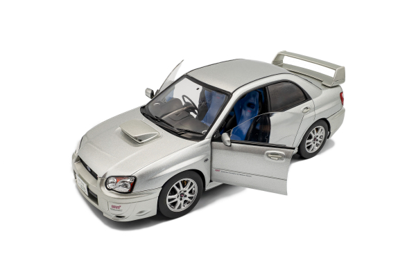 Subaru Impreza WRX STI silber 1:18 Modellauto Solido 421186542