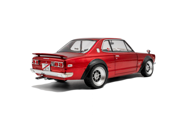 Nissan Skyline (C10) Hakosuka red 1:18 Solido 421186483 Modelcar