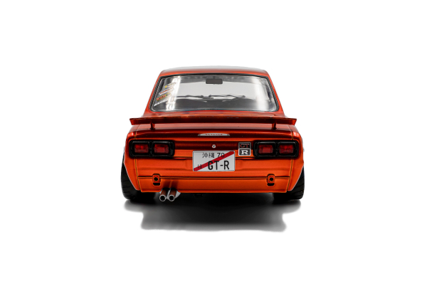 Nissan Skyline (C10) Hakosuka orange metallic 1970 1:18 Solido 421186528 Modelcar