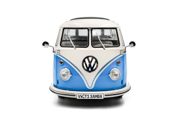 Volkswagen T1 Samba 1962 Blue/White 1:18 Solido 421186462 Modelcar