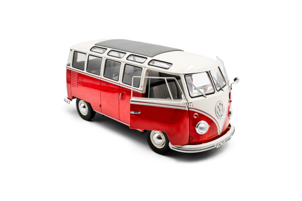 Volkswagen T1 Samba 1962 rot/weiß 1:18 Solido 421186463 Modellauto