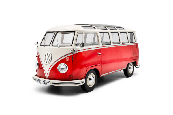 Volkswagen T1 Samba 1962 rot/weiß 1:18 Solido 421186463 Modellauto