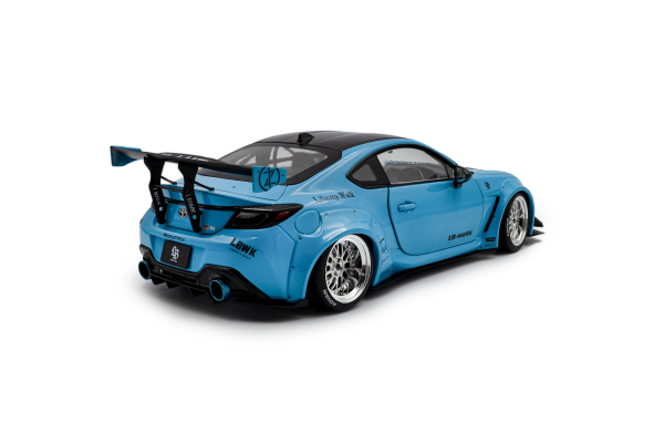 Toyota GR86 LBWK body kit 2024 blue 1:18 Solido 421186460 Modelcar