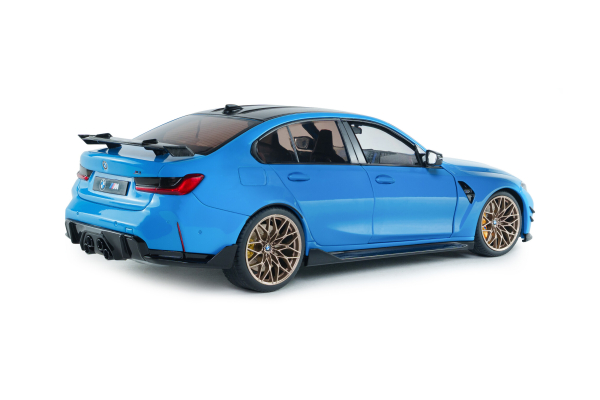 BMW M3 (G80) Performance Parts Daytona blau 2024 1:18 Solido Modellauto 421186606