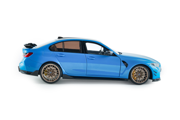 BMW M3 (G80) Performance Parts Daytona blau 2024 1:18 Solido Modellauto 421186606