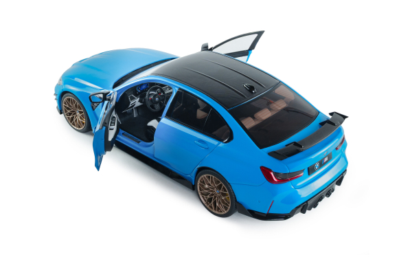 BMW M3 (G80) Performance Parts Daytona blau 2024 1:18 Solido Modellauto 421186606