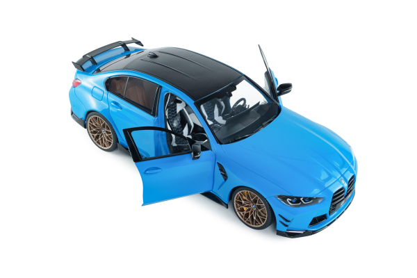 BMW M3 (G80) Performance Parts Daytona blau 2024 1:18 Solido Modellauto 421186606