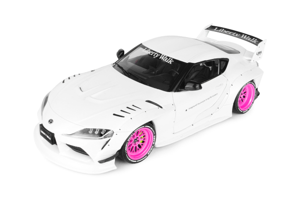 Toyota GR Supra LWB weiß/pink 2025 1:18 Solido 421186588 Modellauto