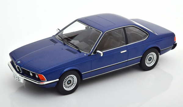 MCG BMW 628 CSI 6er E24 1976 dunkelblau metallic 1:18 Modellauto 18164