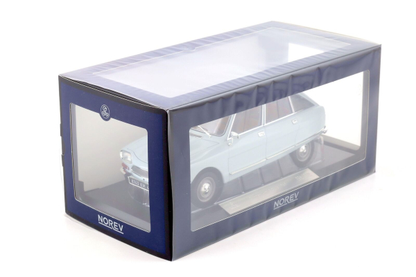 Norev 181669 Citroën Ami 8 Club 1969 blau 1:18 Modellauto limitiert 1/300