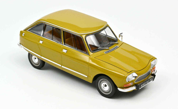 Norev 181670 Citroën Ami 8 Club 1969 Bouton d'Or Yellow 1:18 Modellauto