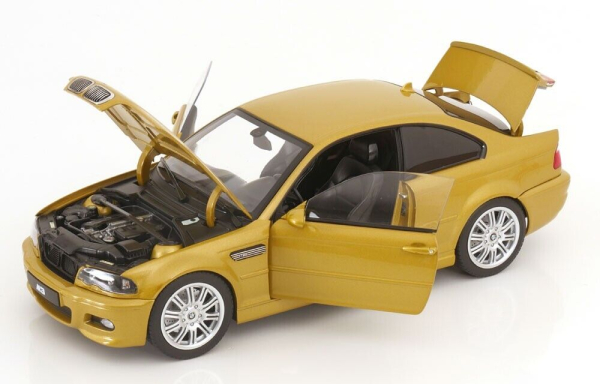 Norev 183000 BMW M3 E46 2000 gelb metallic 1:18 limited 1/1000 modelcar