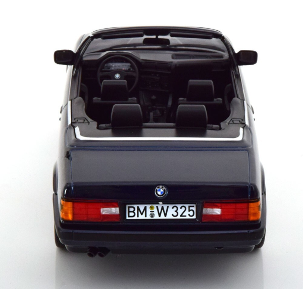 Norev 183212 BMW 325i Cabrio 1991 E30 dunkel blau metallic 1:18 limitiert 1/500 Modellauto