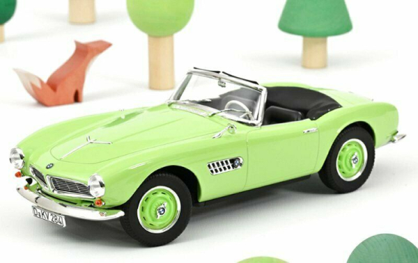 Norev 183233 BMW 507 Cabriolet 1957 hell grün 1:18 limitiert 1/200 Modellauto