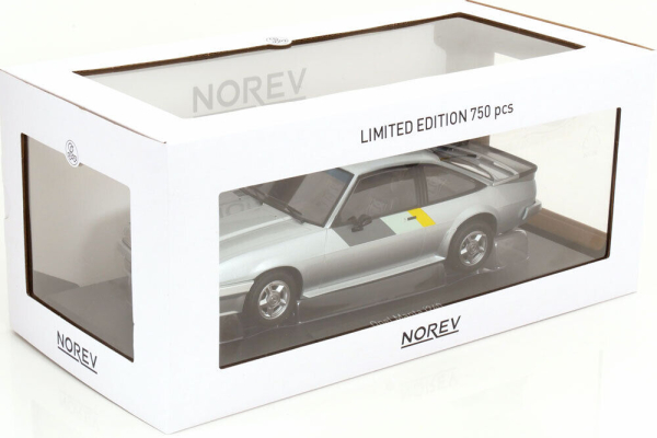 Norev 183301 Opel Manta B i240 1985 silber 1:18 limitiert 1/750 Modellauto