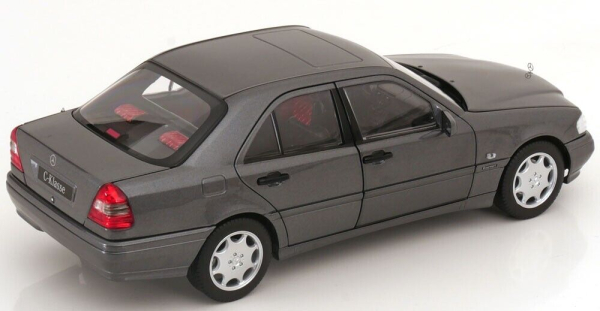 Norev 183371 Mercedes C-Klasse W202 MOPF 1997 grau metallic 1:18 limitiert 1/1250 Modellauto