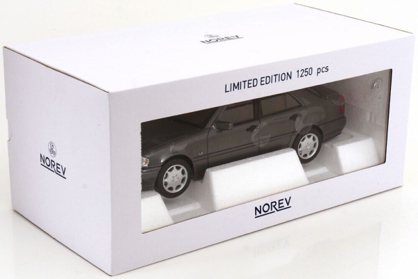 Norev 183371 Mercedes C-Klasse W202 MOPF 1997 grau metallic 1:18 limitiert 1/1250 Modellauto