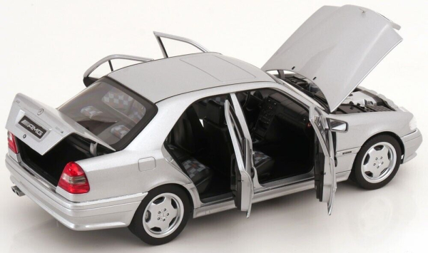 Norev 183380 Mercedes C36 AMG W202 1993 silber 1:18 limitiert 1/1000 Modellauto