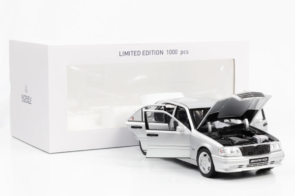 Norev 183380 Mercedes C36 AMG W202 1993 silber 1:18 limitiert 1/1000 Modellauto