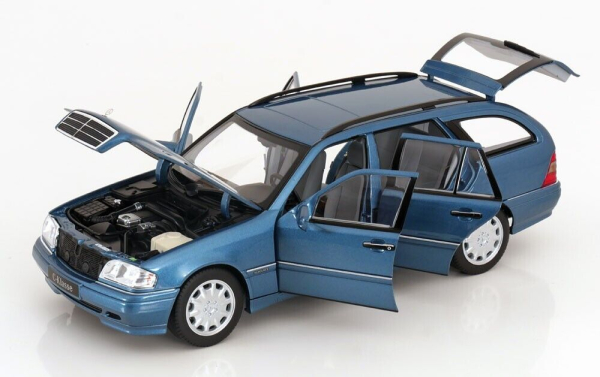 Norev 183386 Mercedes C-Class Kombi T-Modell W202 1997 türkis metallic 1:18 limited 1/500 modelcar