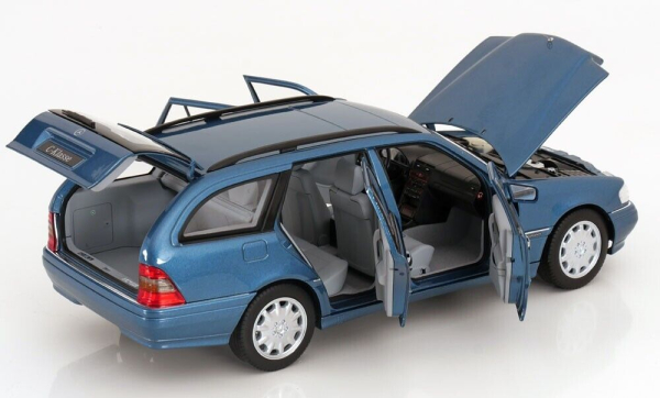 Norev 183386 Mercedes C-Class Kombi T-Modell W202 1997 türkis metallic 1:18 limited 1/500 modelcar