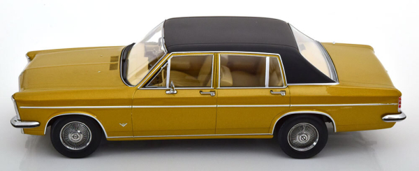 Norev 183685 Opel Diplomat V8 1969 gold metallic / matt schwarz 1:18 Modellauto limitiert 1/1000