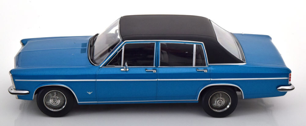 Norev 183686 Opel Diplomat V8 1969 blau metallic / matt schwarz 1:18 Modellauto Limitiert 1/1000