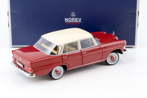 Norev 183706 Mercedes-Benz 200 1966 rot W110 Sedan 1:18 Oldtimer Modellauto