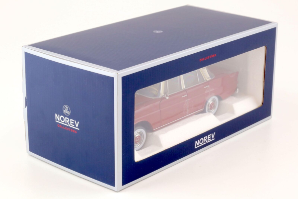 Norev 183706 Mercedes-Benz 200 1966 rot W110 Sedan 1:18 Oldtimer Modellauto