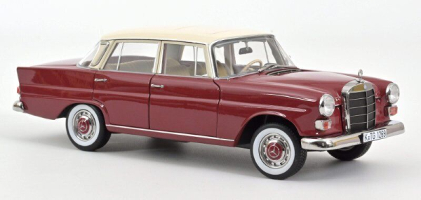 Norev 183706 Mercedes-Benz 200 1966 rot W110 Sedan 1:18 Oldtimer Modellauto