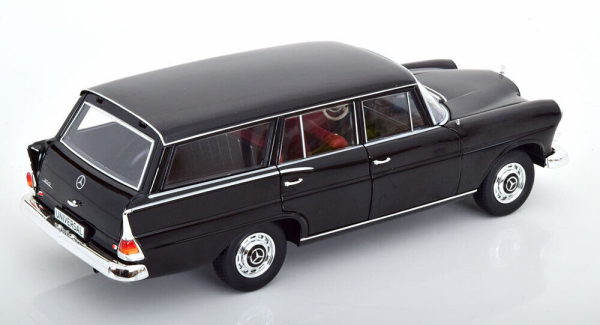 Norev 183708 Mercedes 200 Universal W110 B II 1964 schwarz 1:18 limitiert 1/500 Modellauto