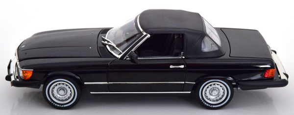 Norev 183724 Mercedes-Benz 450SL 1979 US-Version R107 schwarz 1:18 Modellauto limitiert 1/1000 American Gigolo