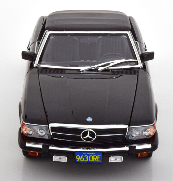 Norev 183724 Mercedes-Benz 450SL 1979 US-Version R107 schwarz 1:18 Modellauto limitiert 1/1000 American Gigolo