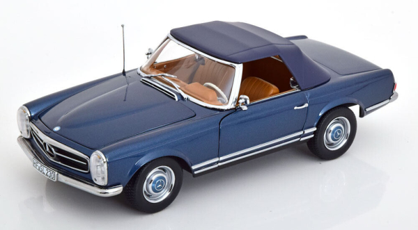 Norev 183767 Mercedes 230SL 1963 blau W113 20 SL 1:18 limitiert 1/1000 Pagode Modellauto